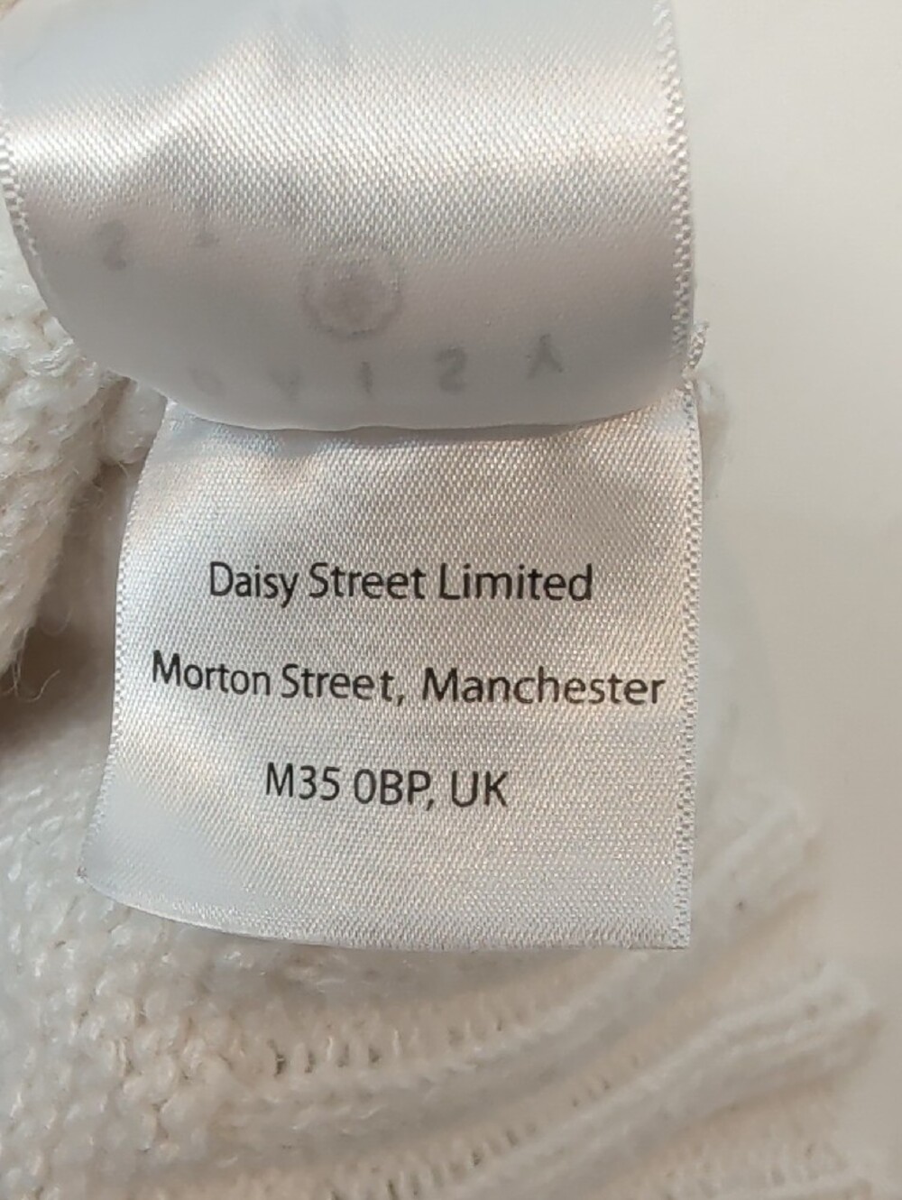 EUC Daisy Street White Lemon Knit Crop Sweater M - Picture 13 of 13